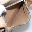 BURBERRY Blue Label Shoulder Bag Canvas Beige Auth ti2844-22