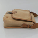 BURBERRY Blue Label Shoulder Bag Canvas Beige Auth ti2844-3