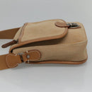 BURBERRY Blue Label Shoulder Bag Canvas Beige Auth ti2844-4