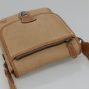 BURBERRY Blue Label Shoulder Bag Canvas Beige Auth ti2844-6