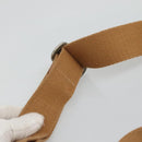 BURBERRY Blue Label Shoulder Bag Canvas Beige Auth ti2844-8