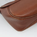 Burberrys Shoulder Bag Leather Brown Auth ti2845-16