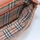 Burberrys Shoulder Bag Leather Brown Auth ti2845-17