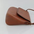 Burberrys Shoulder Bag Leather Brown Auth ti2845-3