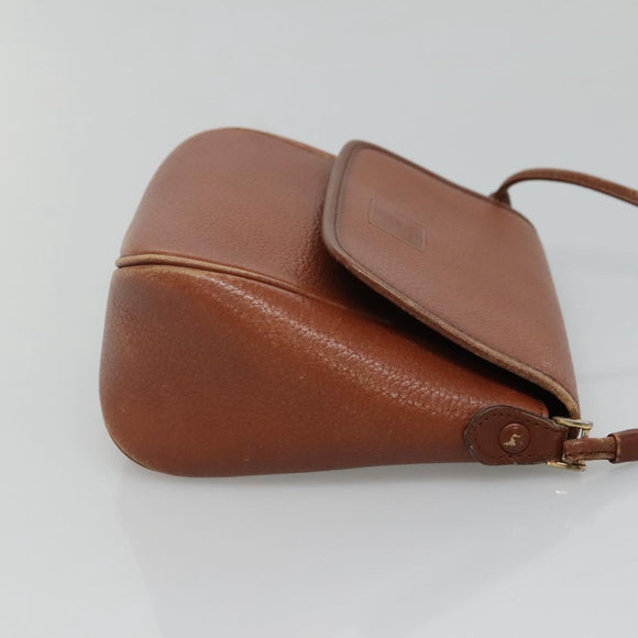 Burberrys Shoulder Bag Leather Brown Auth ti2845