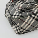 BURBERRY Nova Check Blue Label Shoulder Bag Nylon Black Auth ti2847-15