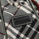 BURBERRY Nova Check Blue Label Shoulder Bag Nylon Black Auth ti2847-17
