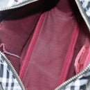 BURBERRY Nova Check Blue Label Shoulder Bag Nylon Black Auth ti2847-12