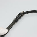 BURBERRY Nova Check Blue Label Shoulder Bag Nylon Black Auth ti2847-8