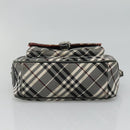 BURBERRY Nova Check Blue Label Shoulder Bag Nylon Black Auth ti2847-5