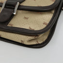 BURBERRY Blue Label Shoulder Bag Nylon Beige Auth ti2849-9