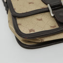 BURBERRY Blue Label Shoulder Bag Nylon Beige Auth ti2849-14
