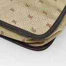 BURBERRY Blue Label Shoulder Bag Nylon Beige Auth ti2849-15