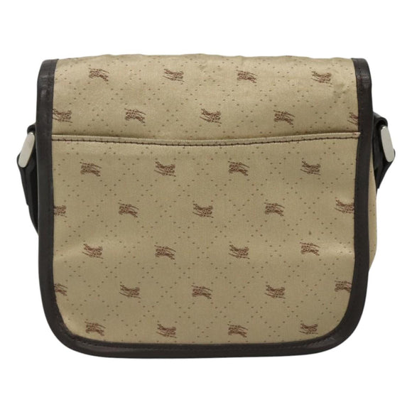 BURBERRY Blue Label Shoulder Bag Nylon Beige Auth ti2849
