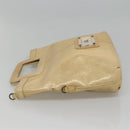 BURBERRY Blue Label Hand Bag Leather 2way Gold Auth ti2851-3