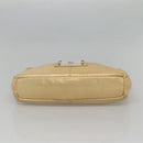 BURBERRY Blue Label Hand Bag Leather 2way Gold Auth ti2851-5