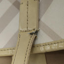 BURBERRY Nova Check Tote Bag PVC Beige Auth ti2855-17