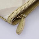 BURBERRY Nova Check Tote Bag PVC Beige Auth ti2855-26