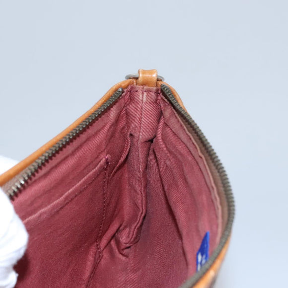 BURBERRY Nova Check Blue Label Shoulder Bag Canvas 2way Red Auth ti2856