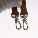 BURBERRY Nova Check Blue Label Shoulder Bag Canvas 2way Red Auth ti2856-24