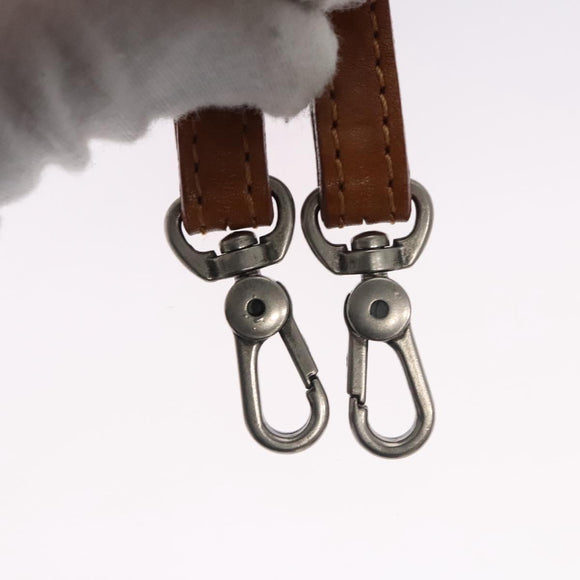 BURBERRY Nova Check Blue Label Shoulder Bag Canvas 2way Red Auth ti2856