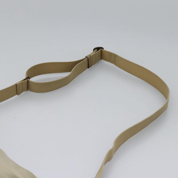 BURBERRY Blue Label Shoulder Bag Nylon 2way Beige Auth ti2857