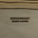 BURBERRY Blue Label Shoulder Bag Nylon 2way Beige Auth ti2857-19