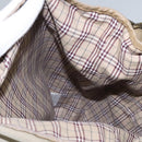 BURBERRY Blue Label Shoulder Bag Nylon 2way Beige Auth ti2857-23