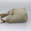 BURBERRY Blue Label Shoulder Bag Nylon 2way Beige Auth ti2857-3