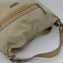 BURBERRY Blue Label Shoulder Bag Nylon 2way Beige Auth ti2857-7