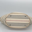 BURBERRY Hand Bag Canvas Beige Auth ti2859-6