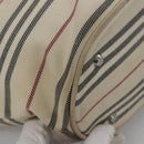 BURBERRY Hand Bag Canvas Beige Auth ti2859-15