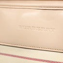 BURBERRY Hand Bag Canvas Beige Auth ti2859-17