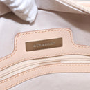 BURBERRY Hand Bag Canvas Beige Auth ti2859-18