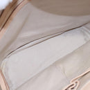 BURBERRY Hand Bag Canvas Beige Auth ti2859-12