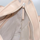 BURBERRY Hand Bag Canvas Beige Auth ti2859-19
