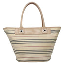 BURBERRY Hand Bag Canvas Beige Auth ti2859-13