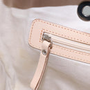 BURBERRY Hand Bag Canvas Beige Auth ti2859-21