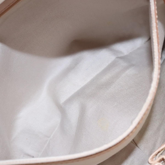 BURBERRY Hand Bag Canvas Beige Auth ti2859