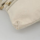 BURBERRY Blue Label Shoulder Bag Canvas Beige Auth ti2861-14