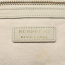 BURBERRY Blue Label Shoulder Bag Canvas Beige Auth ti2861-10