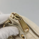 BURBERRY Blue Label Shoulder Bag Canvas Beige Auth ti2861-11