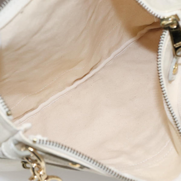 BURBERRY Blue Label Shoulder Bag Canvas Beige Auth ti2861