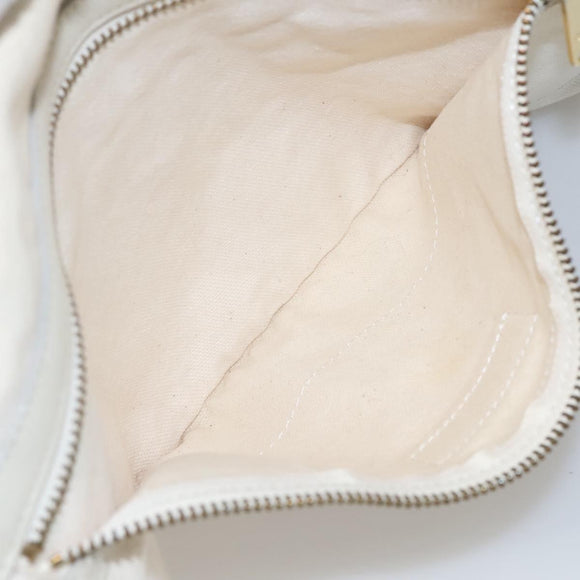 BURBERRY Blue Label Shoulder Bag Canvas Beige Auth ti2861