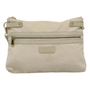 BURBERRY Blue Label Shoulder Bag Canvas Beige Auth ti2861-13