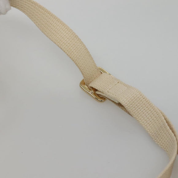 BURBERRY Blue Label Shoulder Bag Canvas Beige Auth ti2861