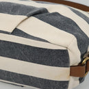 BURBERRY Blue Label Shoulder Bag Canvas Navy Auth ti2862-14