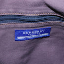 BURBERRY Blue Label Shoulder Bag Canvas Navy Auth ti2862-11