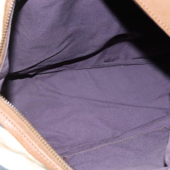 BURBERRY Blue Label Shoulder Bag Canvas Navy Auth ti2862