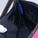 BURBERRY Nova Check Blue Label Shoulder Bag Nylon Pink Auth ti2865-17